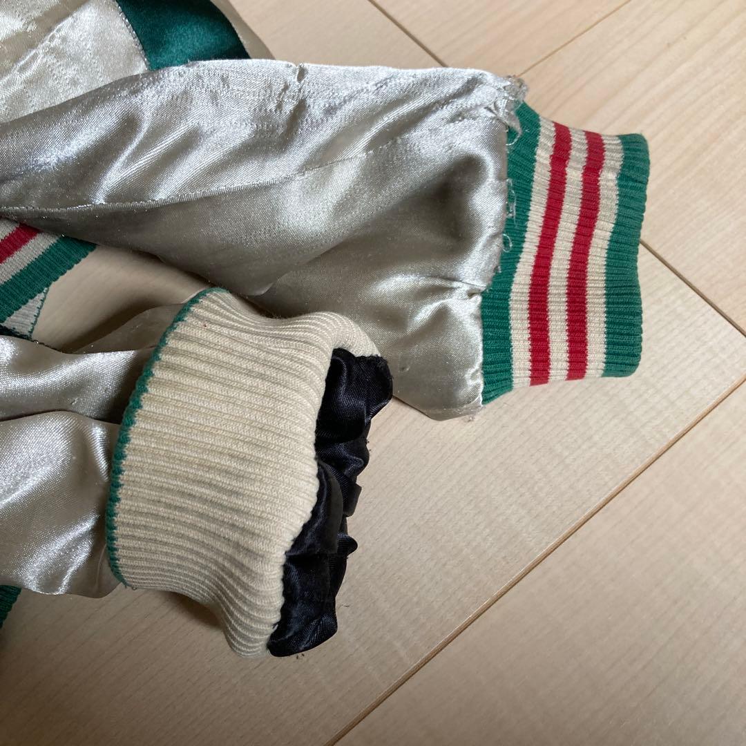 超希少スカジャン グリーン シルバー CREAM SODA リバーシブル