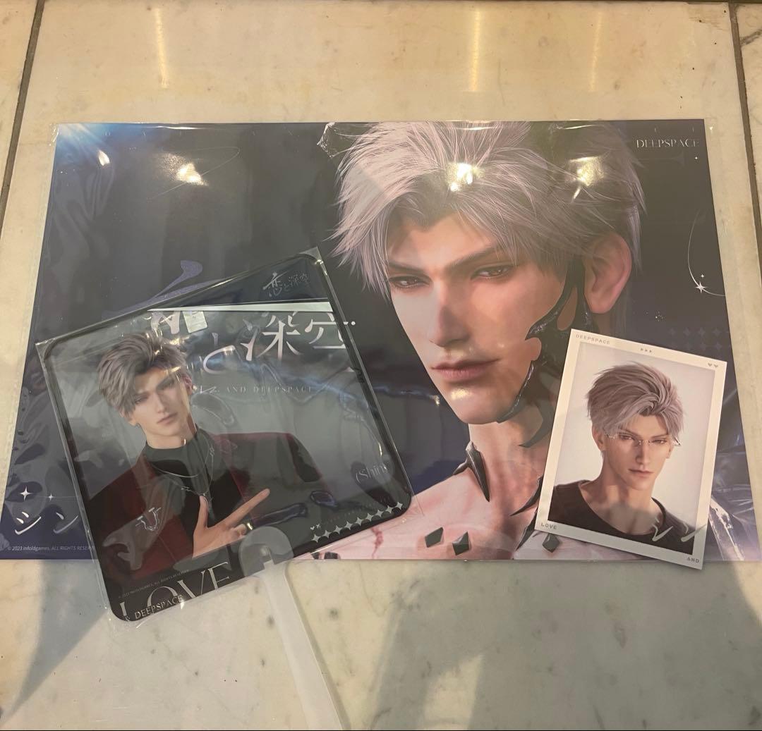 TGS 恋と深空　シン　ブロマイド　フォトカード　ポスター　扇子　セット