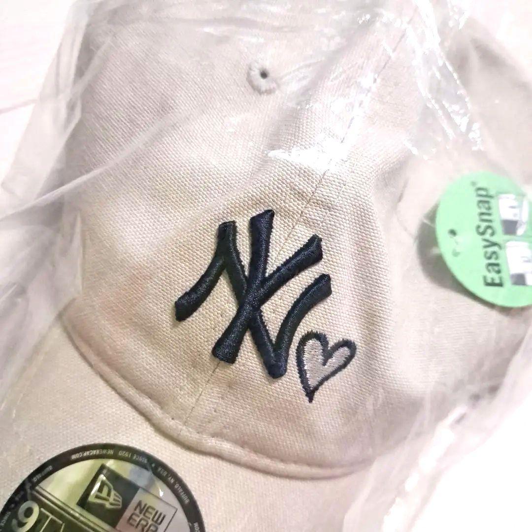 新品未開封 ニューエラ olu.オルコラボ ハート ベージュ