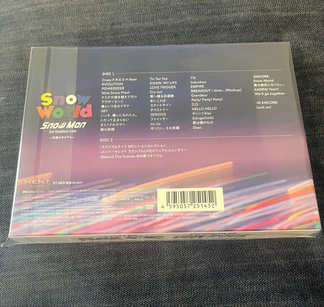 【新品未開封】Man  World日産スタジアム　FC限定DVD