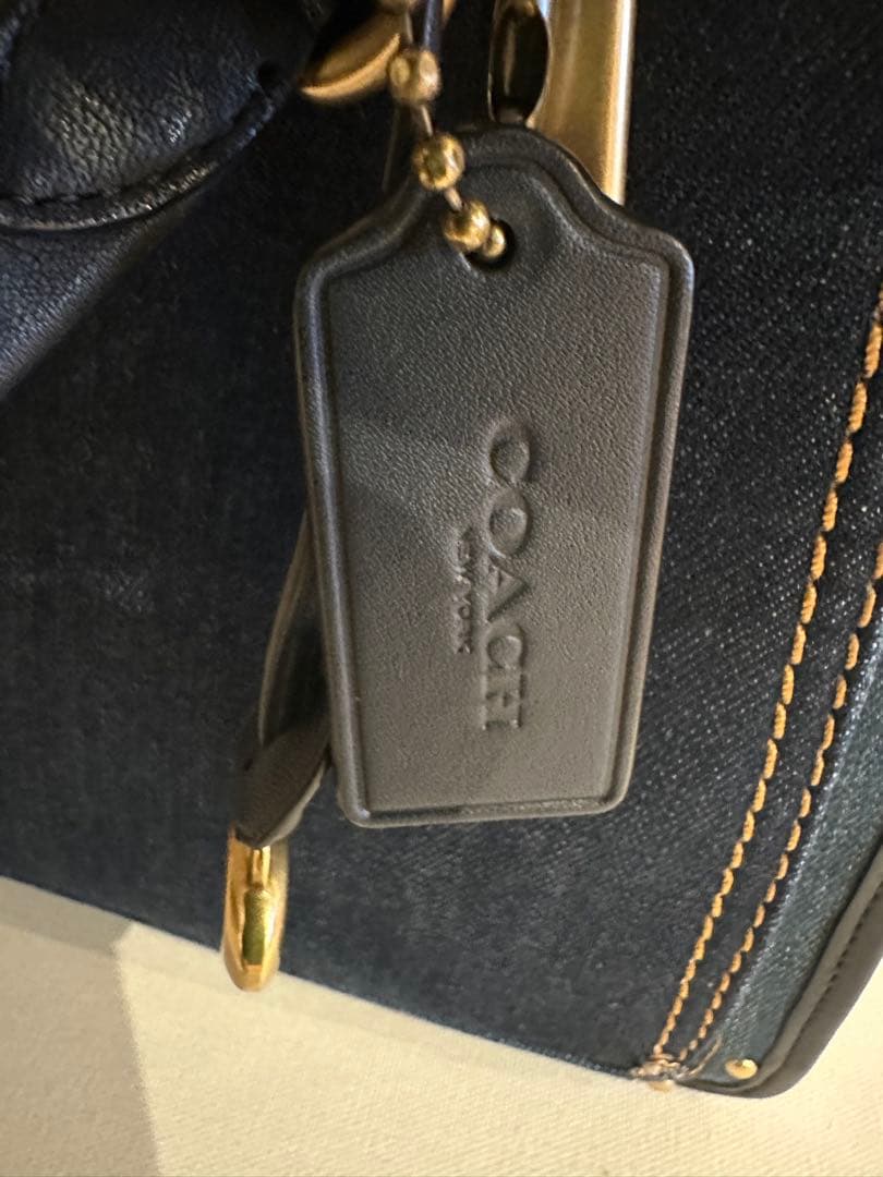 最終価格　美品 COACH　コ－チ　ドリーマ－　デニムショルダーバッグ 2way