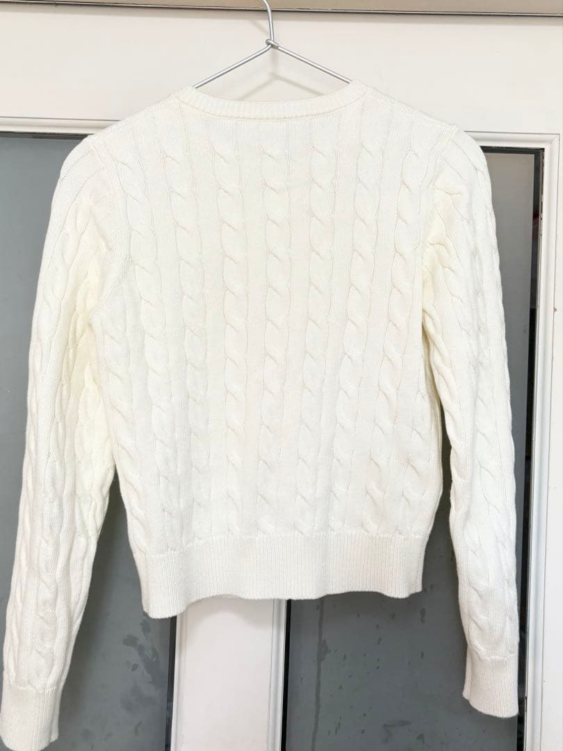 THE TOE カーディガン TOÉ Baker Cardigan 白