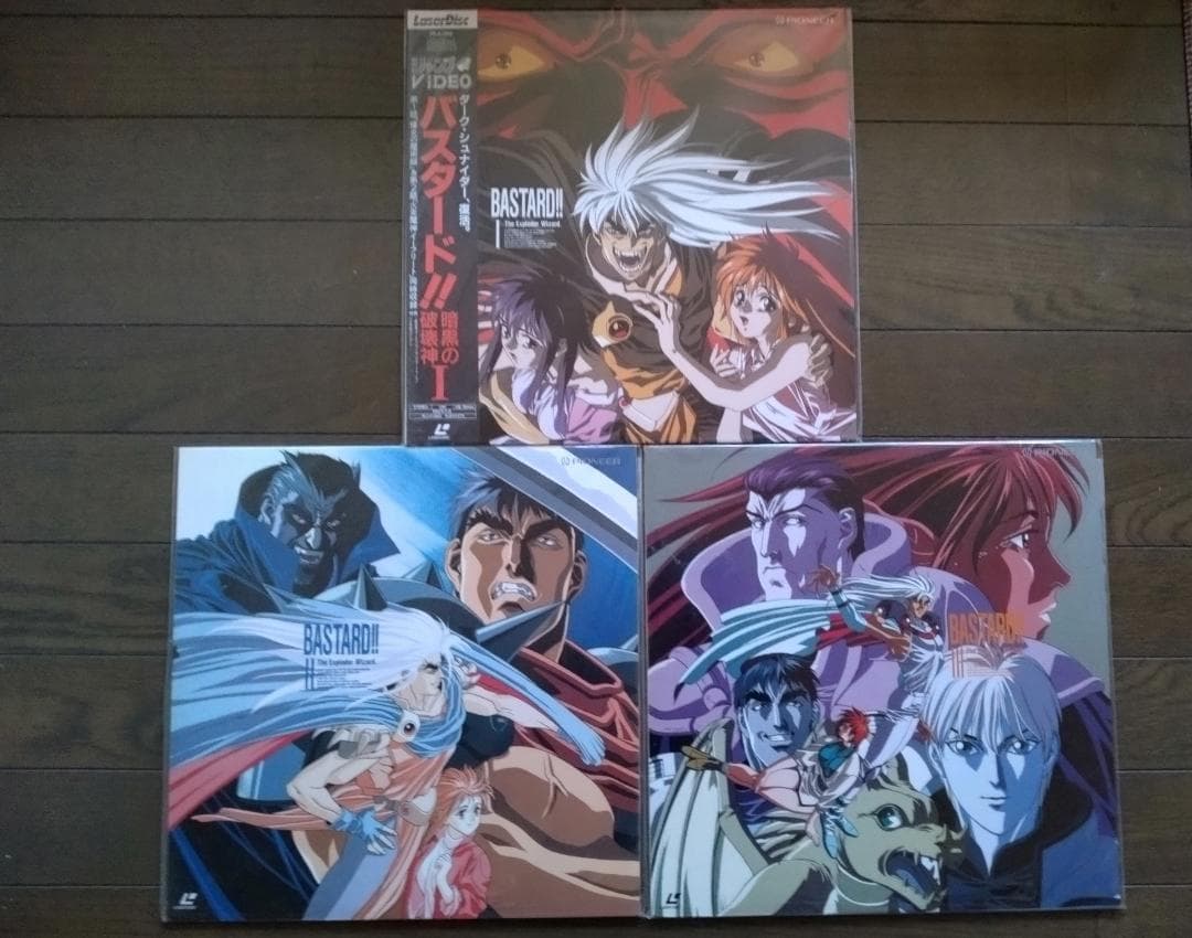 美品 LD BOXセット ダンバイン 全話+バスタード 全話+マクロス プラス
