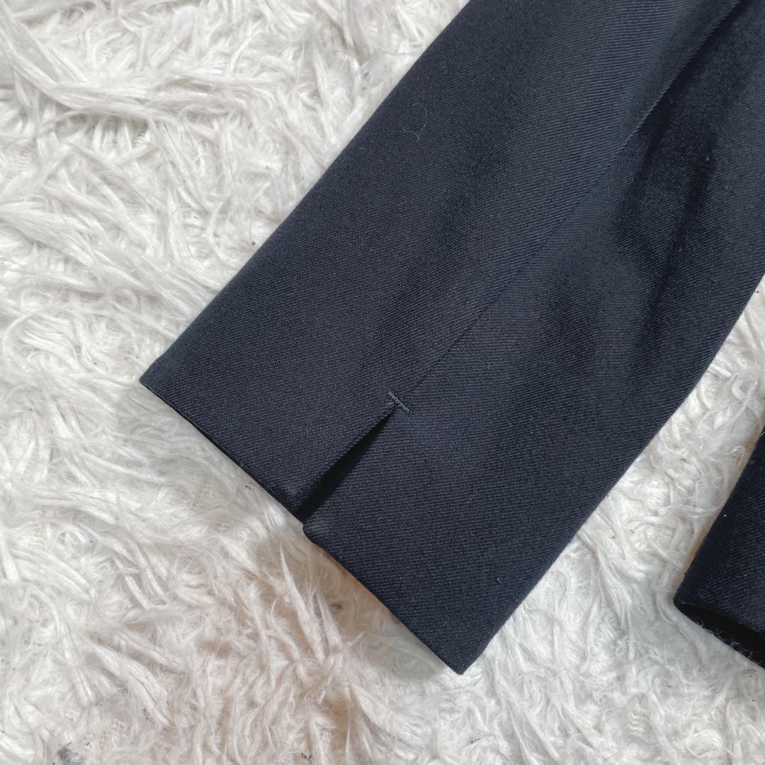 ナチュラルビューティベーシック　ノーカラー　セットアップ　スーツ　ネイビー　M