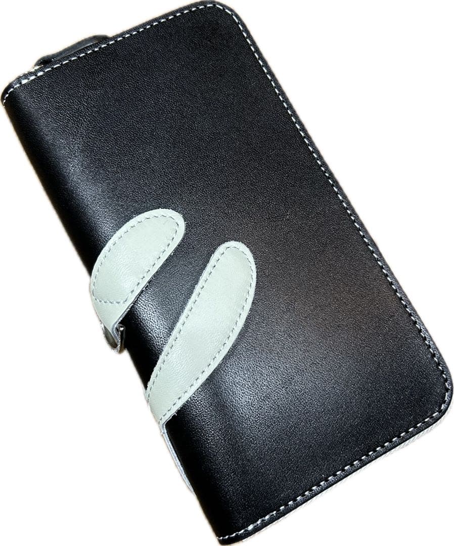 即購入OK CUNE ウサギロングウォレット BLACK