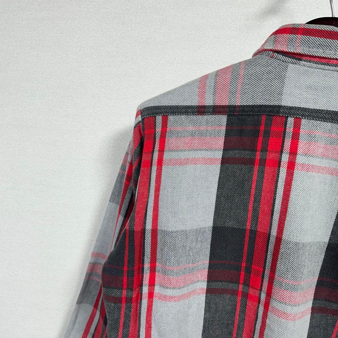 FIVE BROTHERヘビーネルシャツ チェック USA アメカジ バイカー