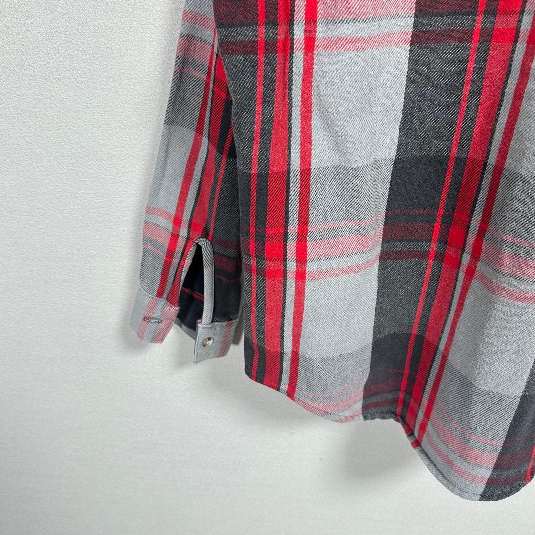 FIVE BROTHERヘビーネルシャツ チェック USA アメカジ バイカー