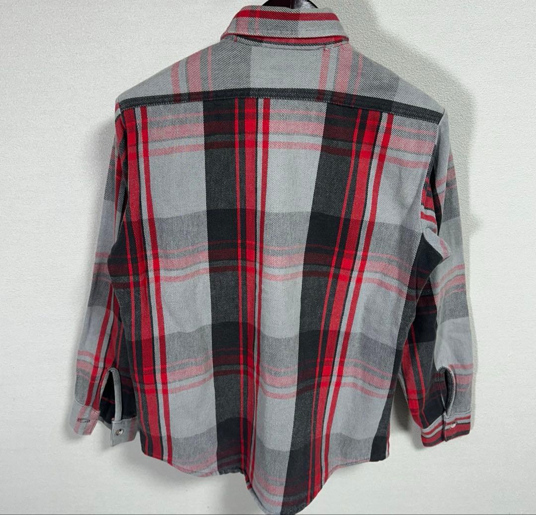 FIVE BROTHERヘビーネルシャツ チェック USA アメカジ バイカー