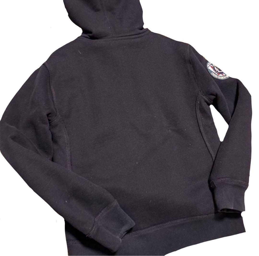 ポロ ラルフローレン ジップ パーカー ボア 古着 ワッペ