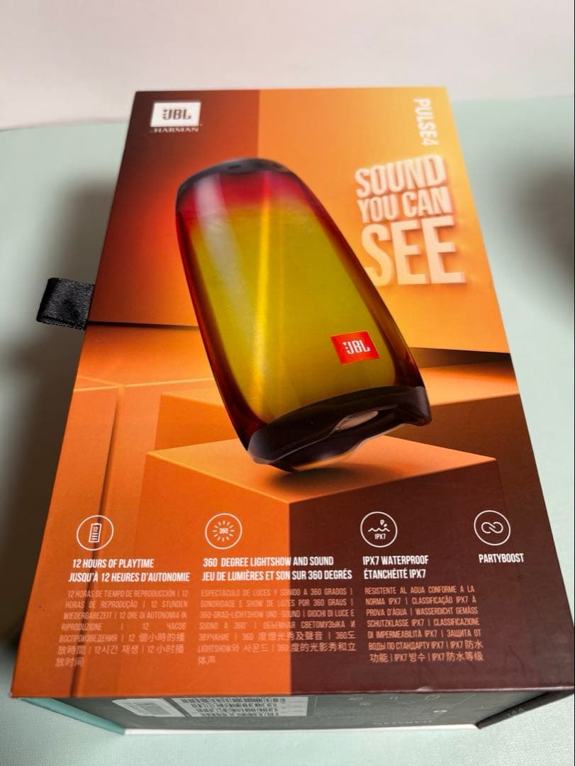 JBL PULSE4 Bluetoothスピーカー LED防水 IPX7 箱付