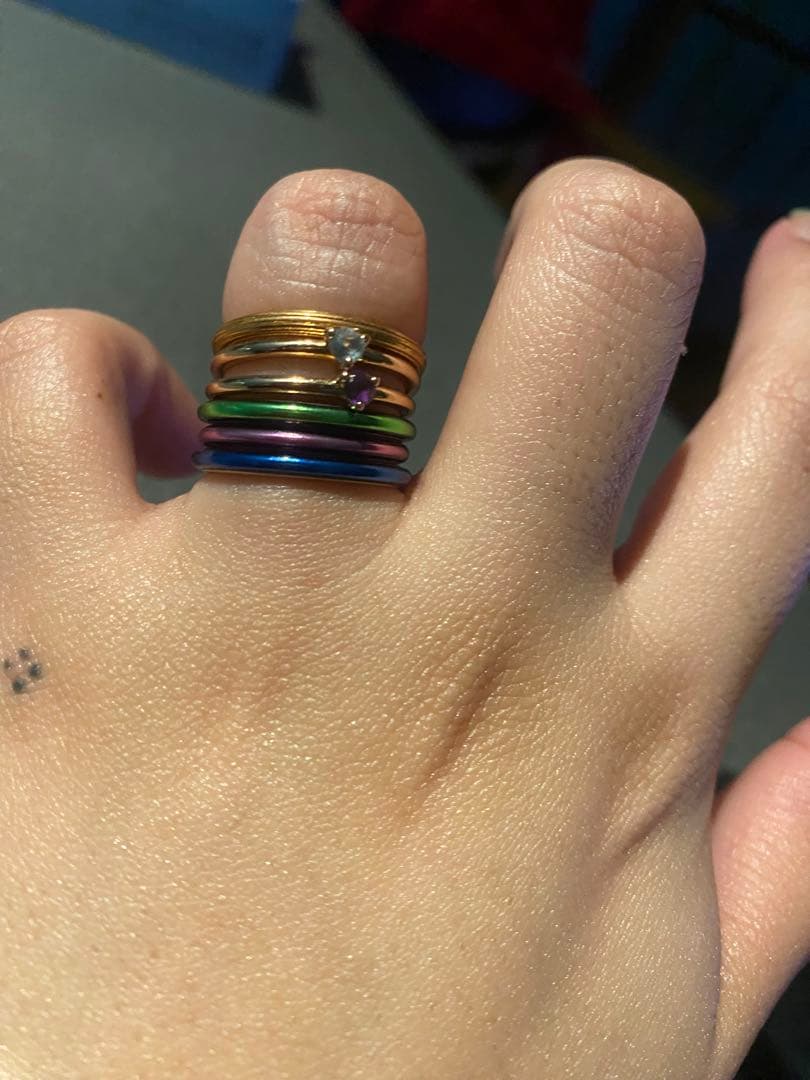 PANDORA リング 6点セット サイズ52