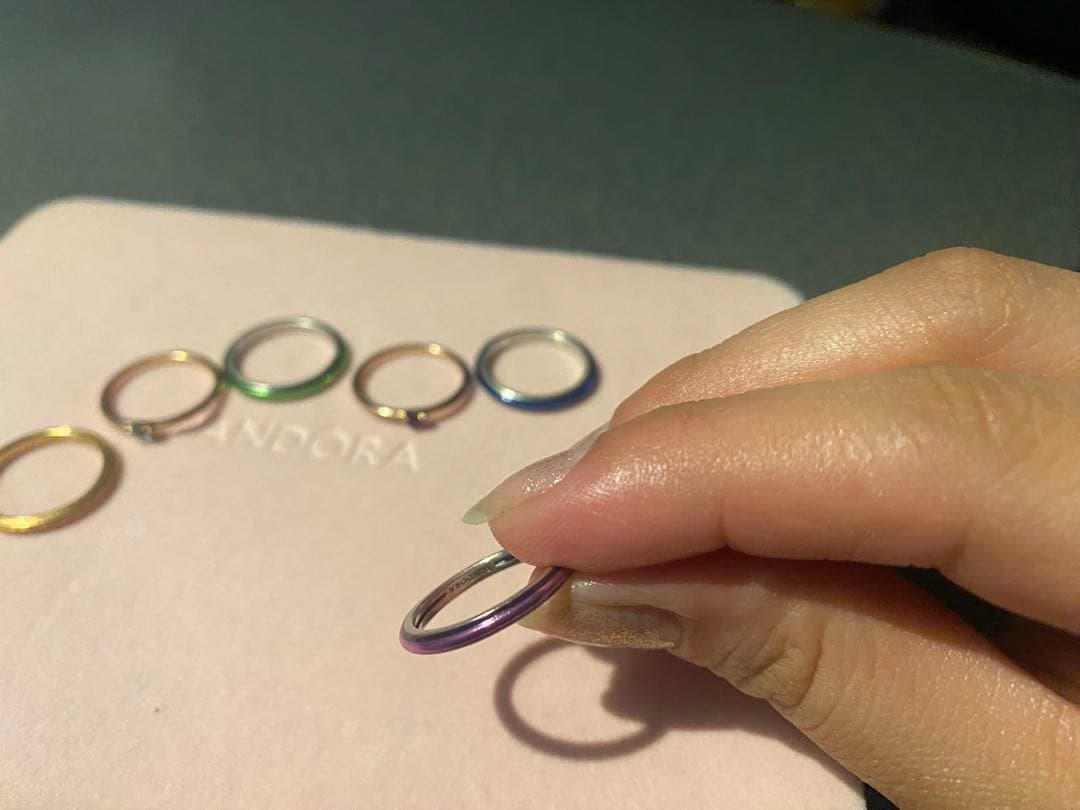 PANDORA リング 6点セット サイズ52