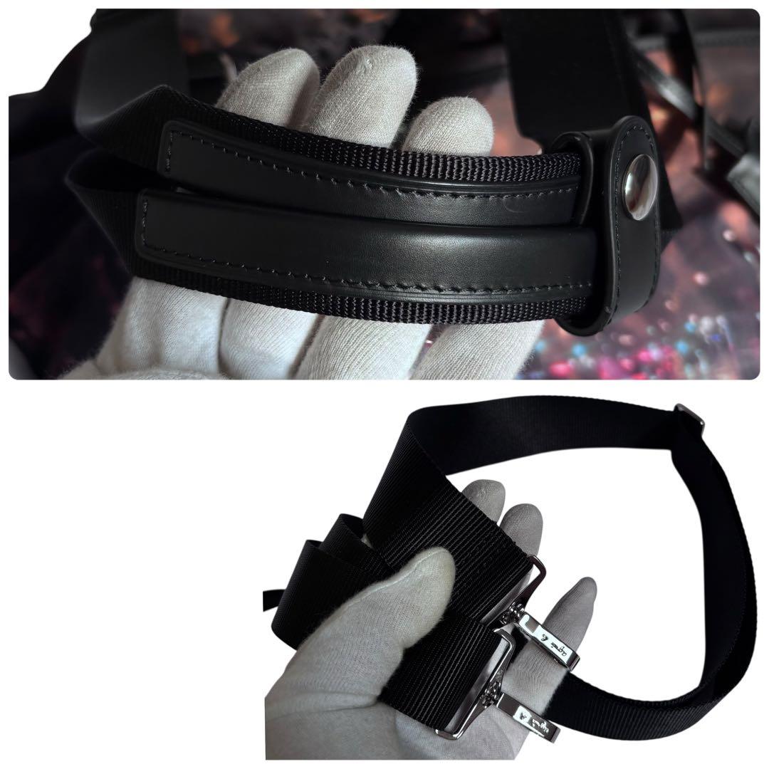 【未使用級】アニエスベー 2way ボストンバッグ フォトプリント 夜景 大容量