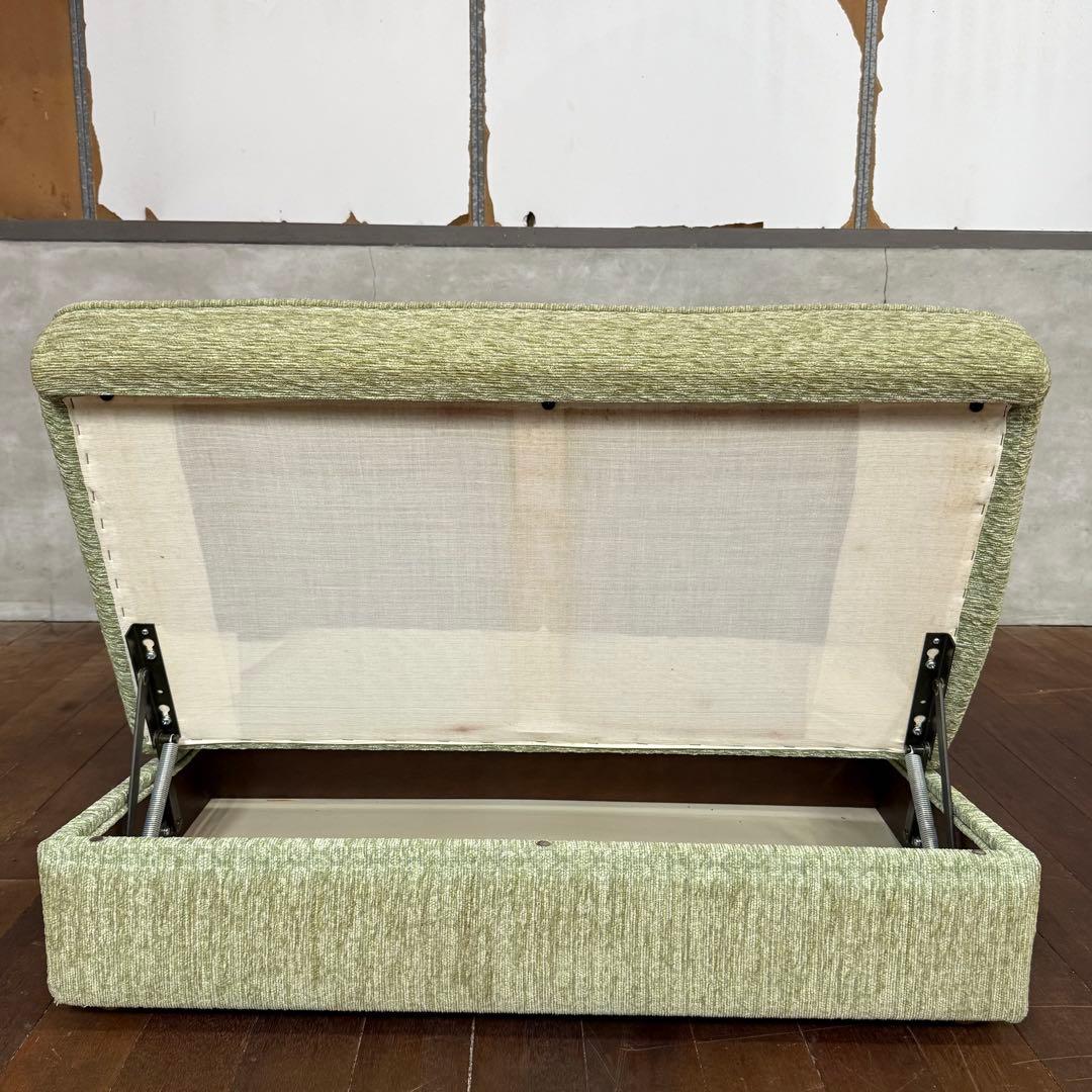 H15K42b オールドカリモク 2人掛けソファ