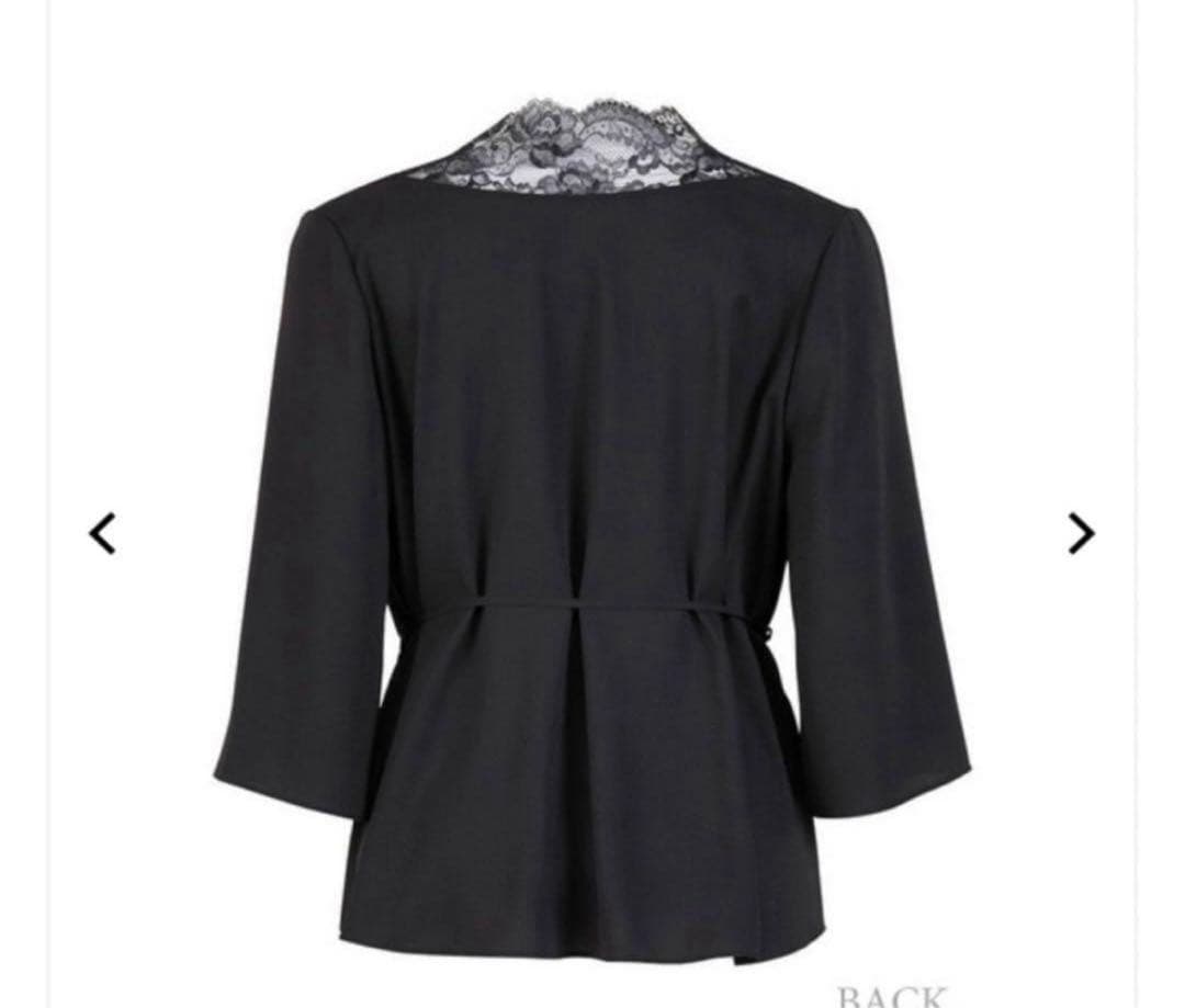 サルート/10 新品タグ付 ガウン＆スリップ 2点セット M黒