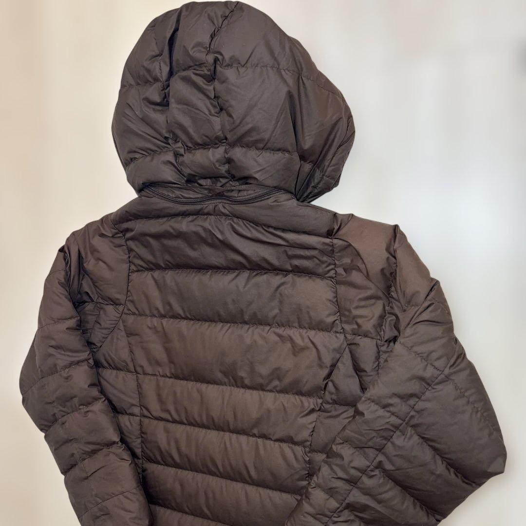 Montbell モンベルトラベルダウンコートロングダウン 茶色S