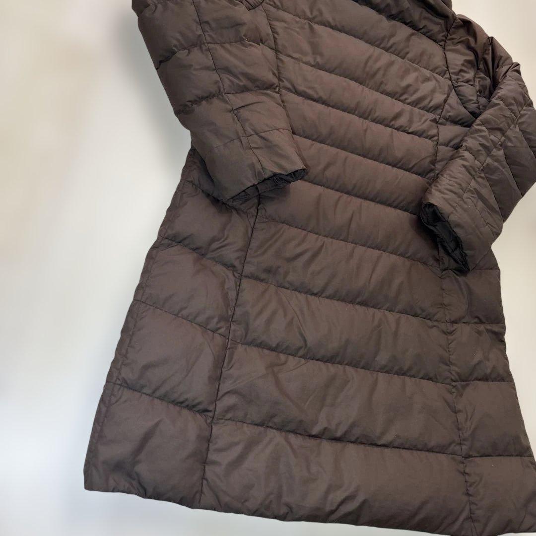 Montbell モンベルトラベルダウンコートロングダウン 茶色S