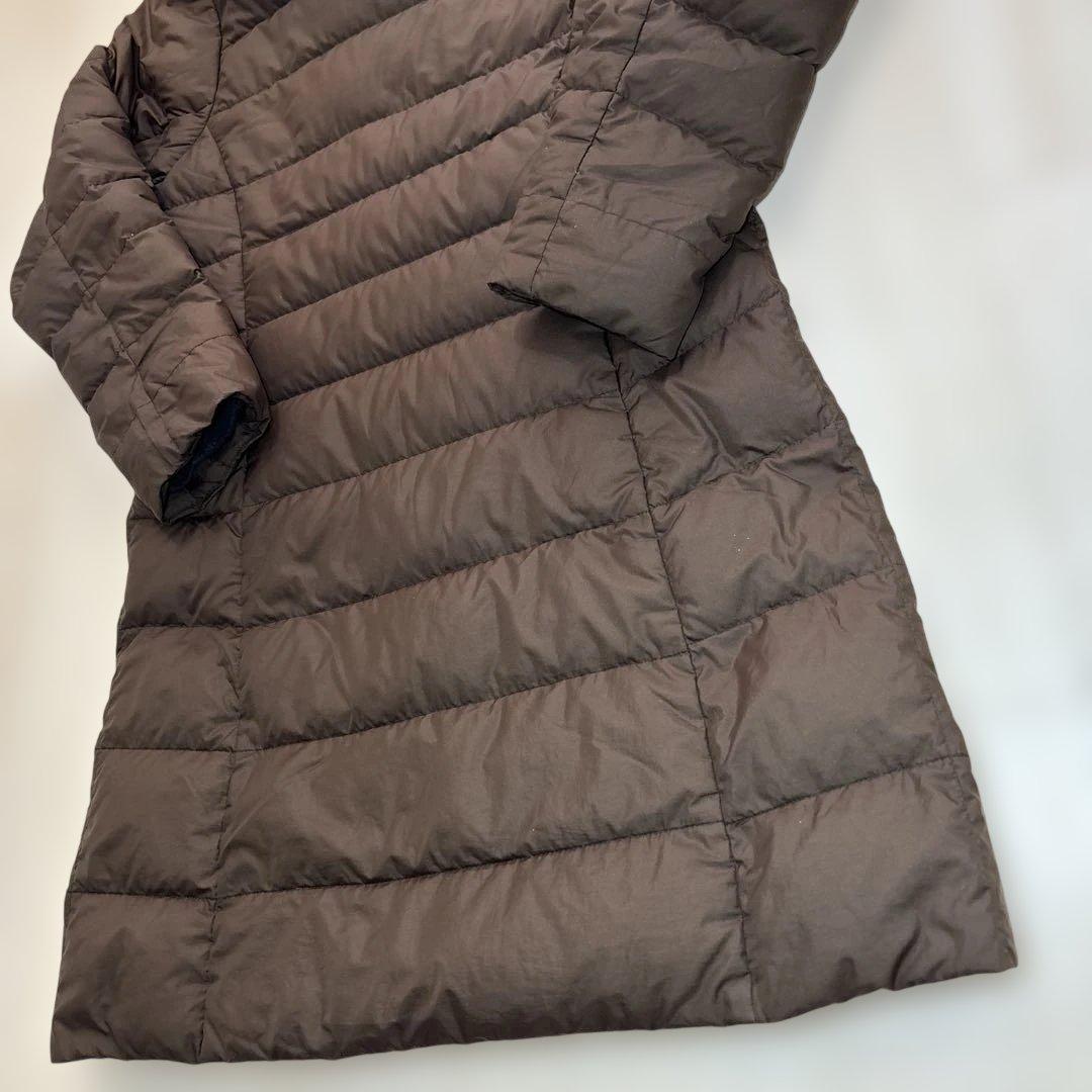 Montbell モンベルトラベルダウンコートロングダウン 茶色S