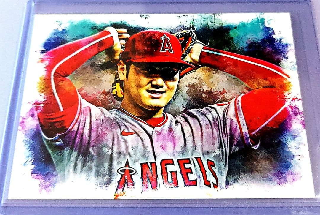 大谷翔平 アートカード 1of1 (世界に一枚) MLBエンゼルス
