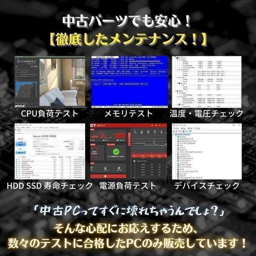 大画面24㌅4画面 トレーディングPCフルセット デイトレ 株式 FX T424