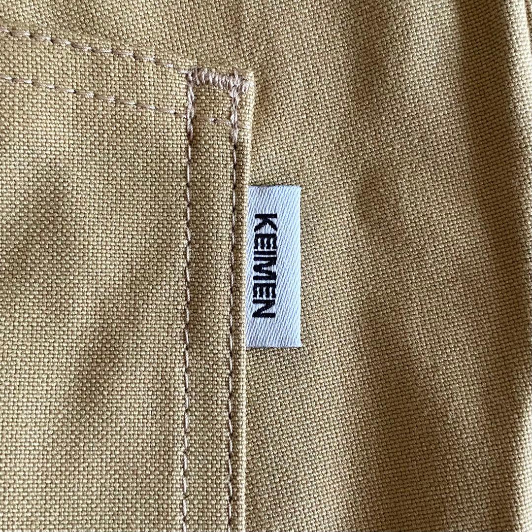未使用タグ付 KEIMEN カイメン つなぎ オーバーオール M ベージュ