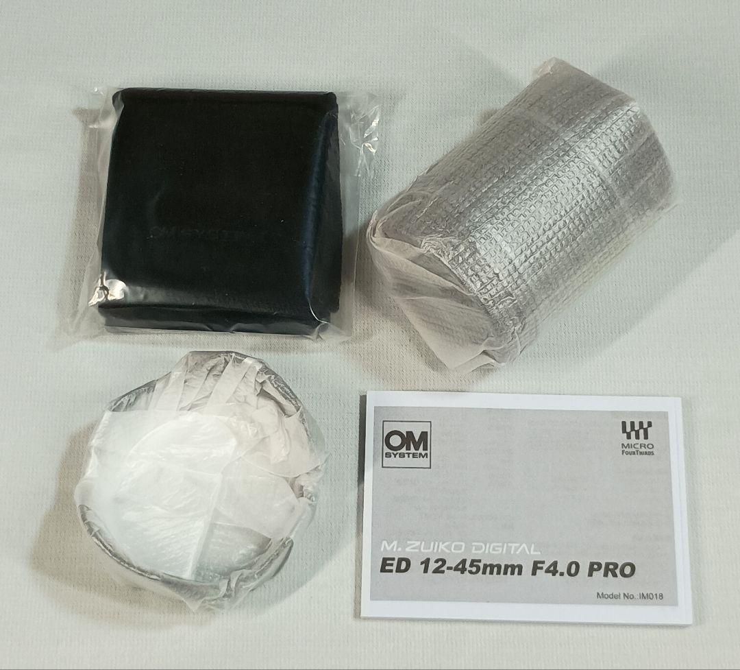 新品 OM SYSTEM ED 12-45ｍｍ F4.0 PRO 25/7購入