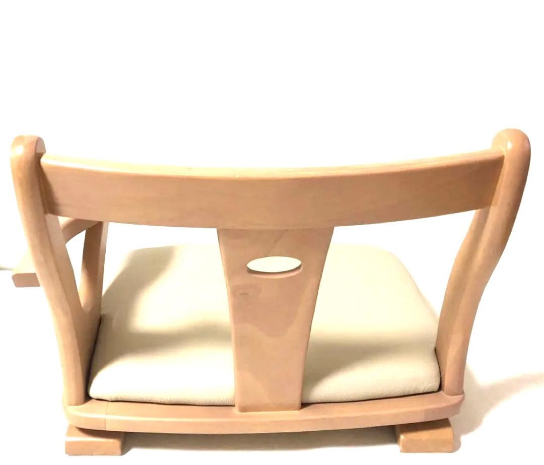 木製の左肘付き回転座椅子