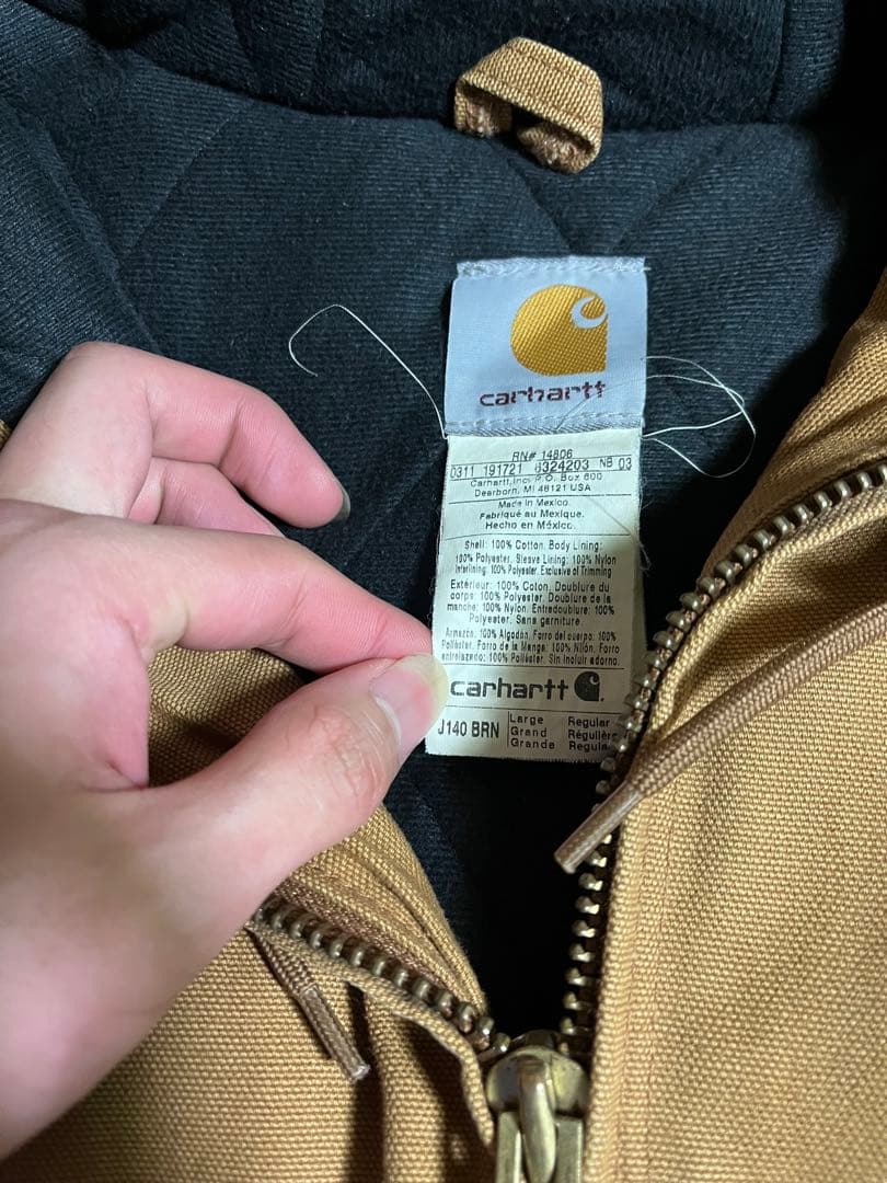 Carhartt アクティブジャケット ダックジャケット J140BRN