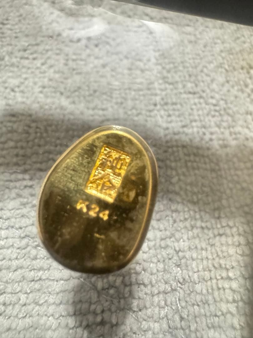 K24 純金 楕円形
