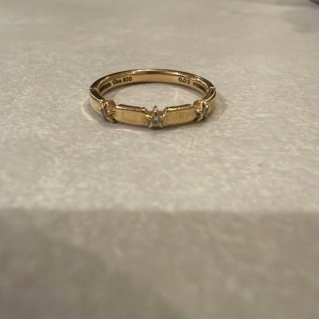 K10リング　DIAMOND STAR RING