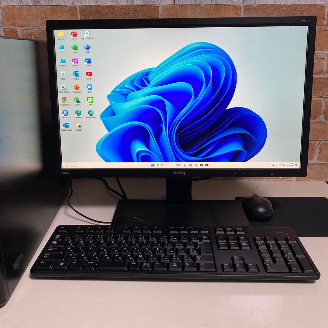 DELLデスクトップPC i5 SSD256GBマイクロソフトオフィス2024年