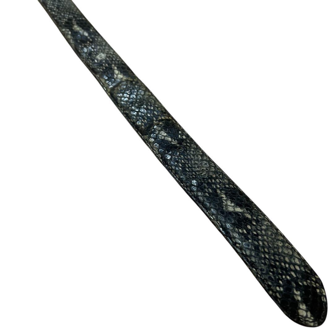 小物 SUPREME FAUX SNAKESKIN BELT