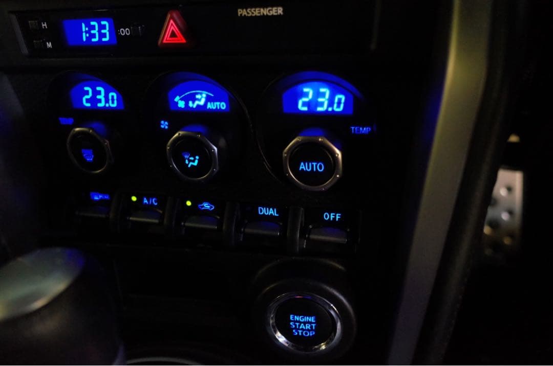 zc6/zn6 トヨタ86 スバルbrz LED打ち替えエアコンパネルセット！