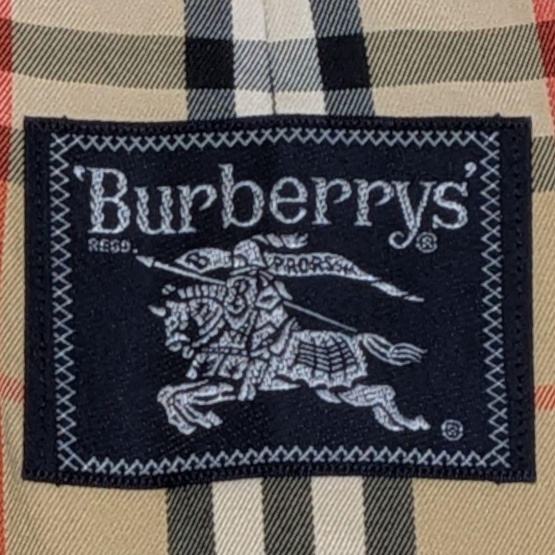 バーバリー ヴィンテージ プローサム騎士 ロングコート ノバチェック 4L