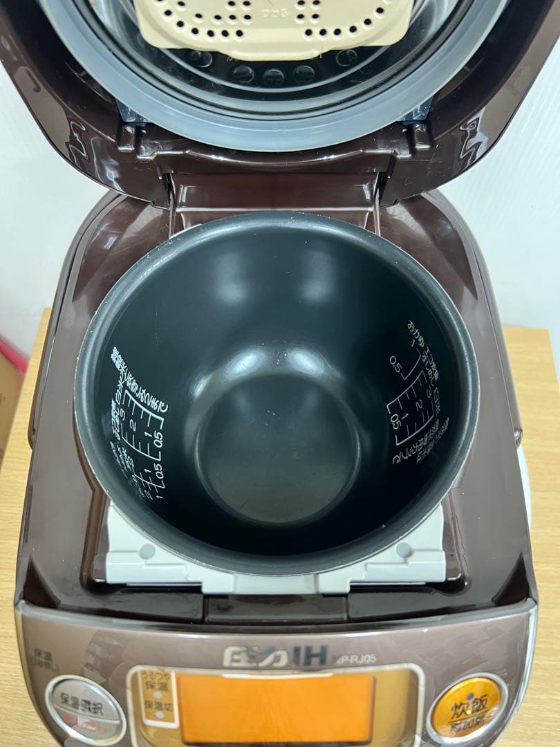 象印 IH炊飯器 NP-RJ05（3合炊き）ブラウン2021年製
