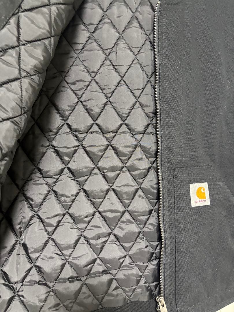 odenboysCarhartt カーハート ブラック ジップアップベスト