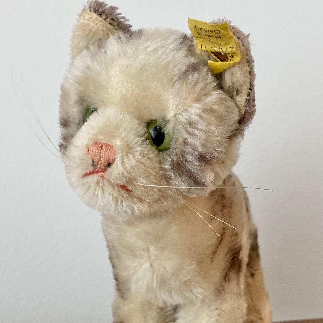 DEMPA　猫のスージー　オールドシュタイフ　猫　ぬいぐるみ　ヴィンテージ
