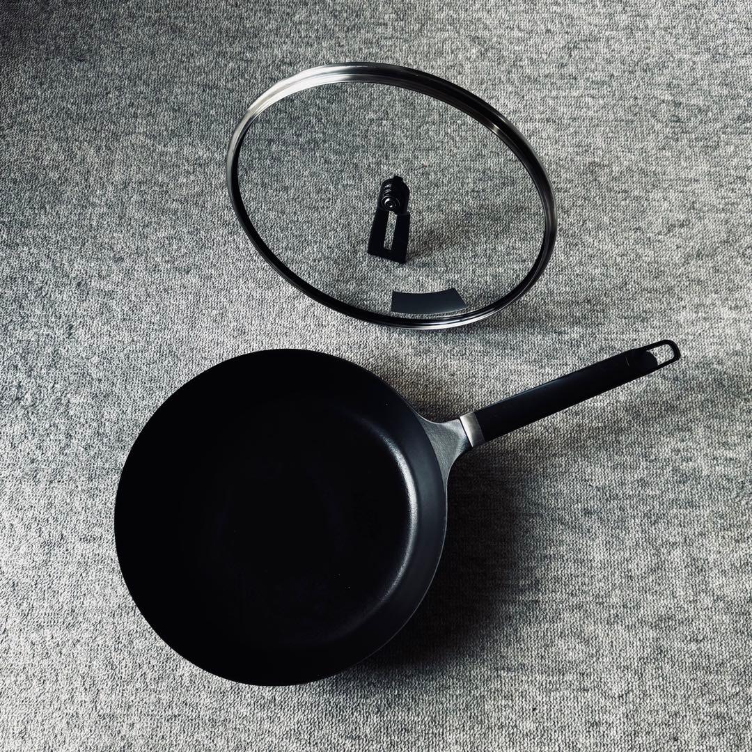 美品｜VERMICULAR オーブンセーフスキレット 深型 28cm ガラス蓋付