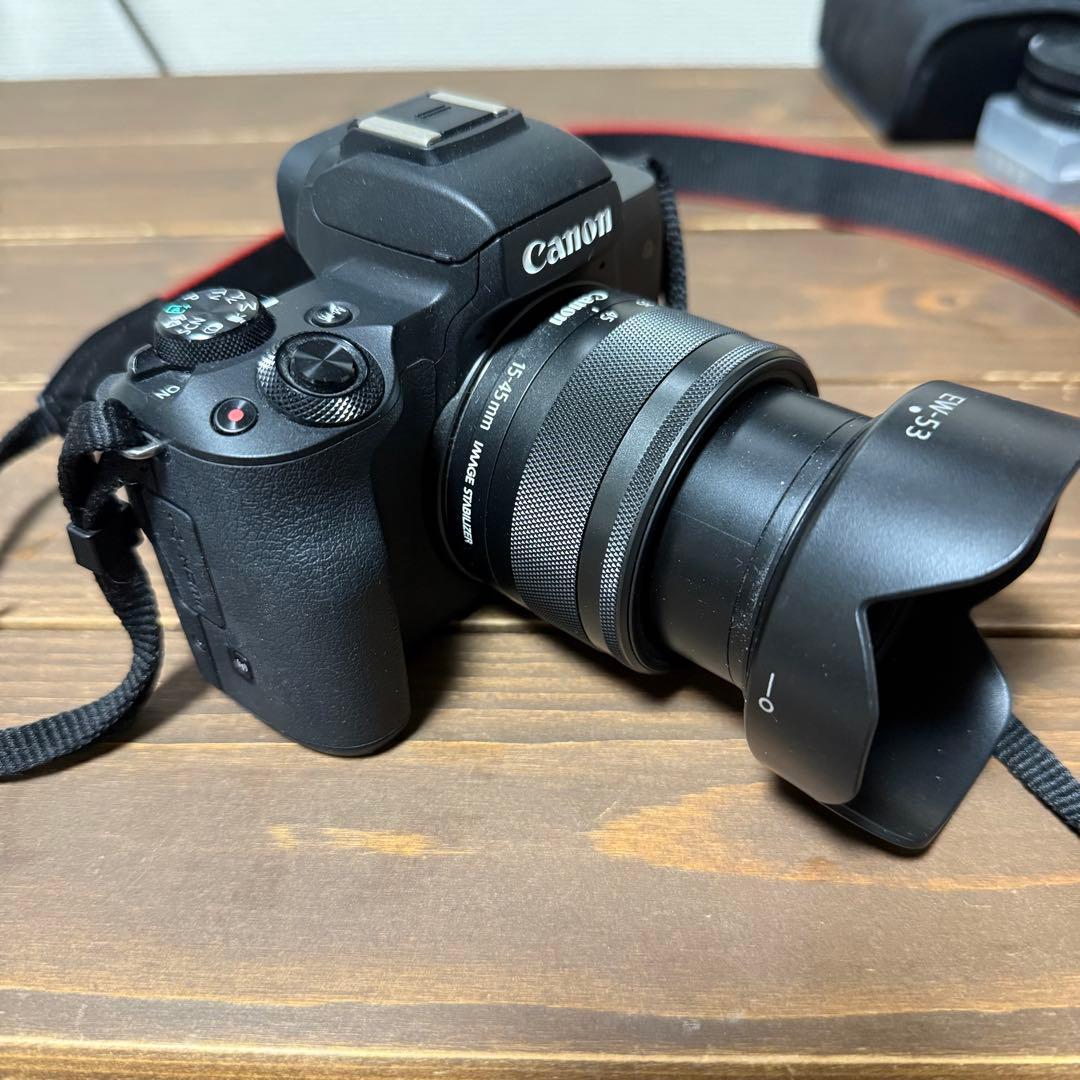 山*田様 Canon EOS Kiss M ミラーレス一眼 本体 美品 レンズ２