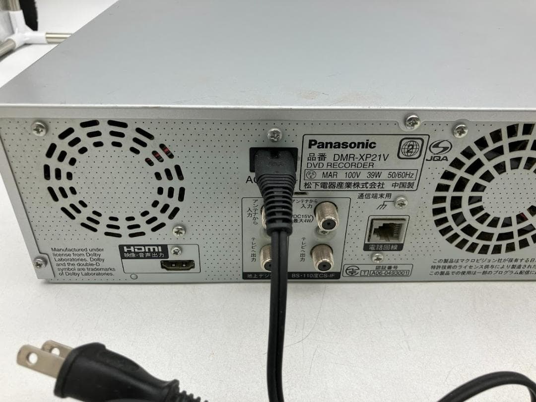Panasonic DMR-XP21V VHS/DVDレコーダー