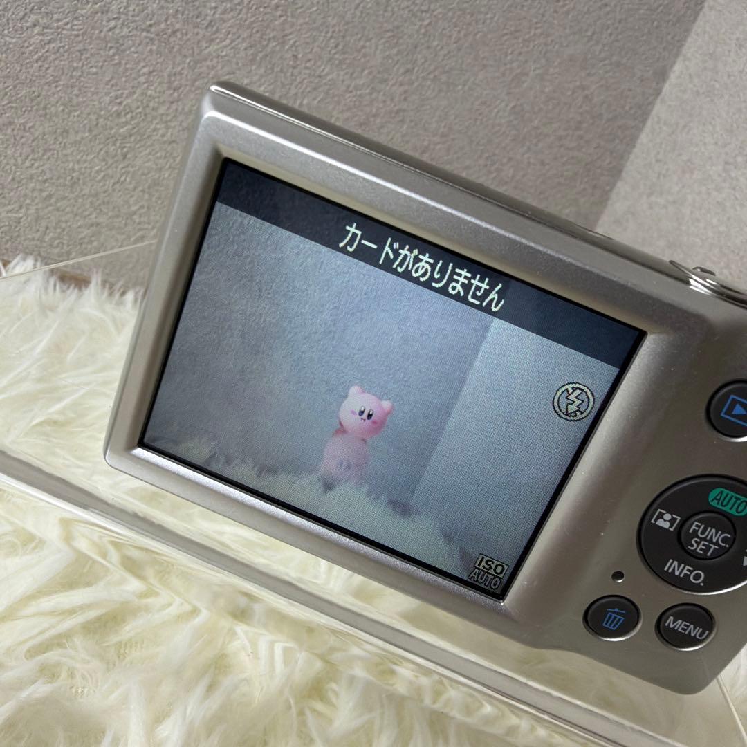 【ほぼ未使用】Canon キャノン IXY 180 シルバー デジカメ ①
