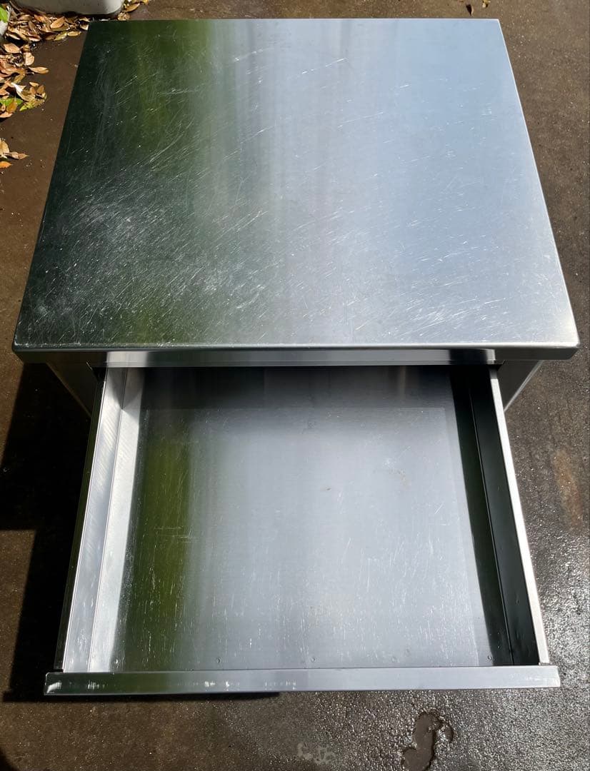 ステンレス作業台　引き出し付き　650×600×780