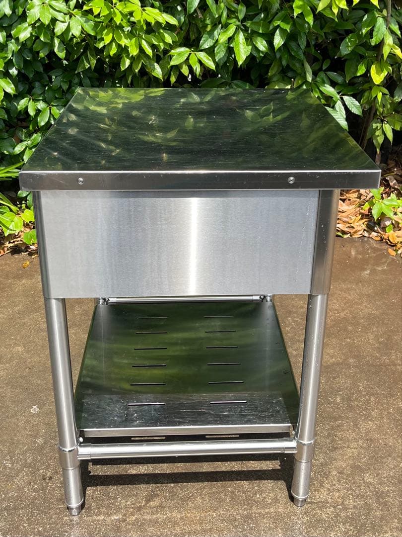 ステンレス作業台　引き出し付き　650×600×780