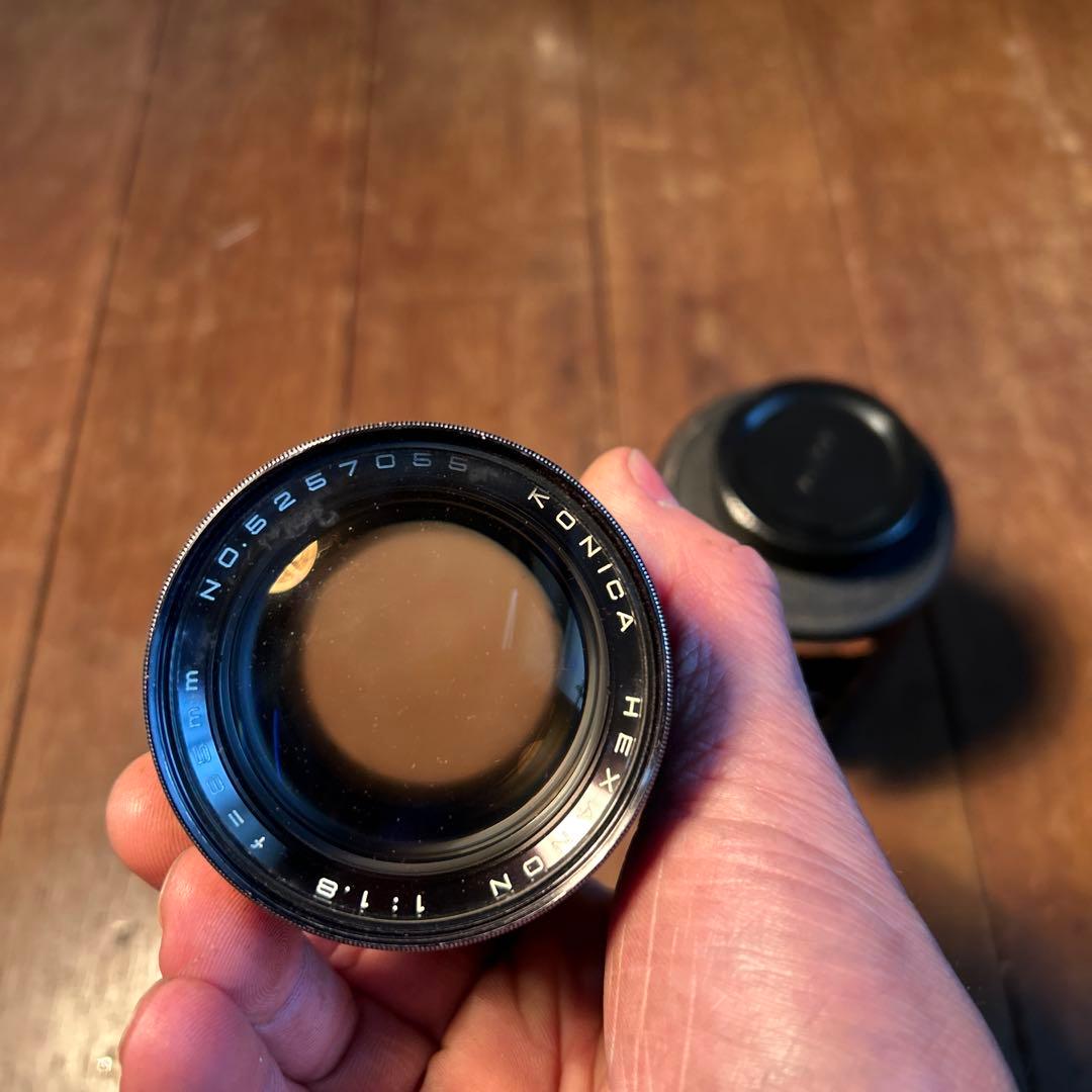 KONICA HEXANON 85mm f/1.8 レンズ