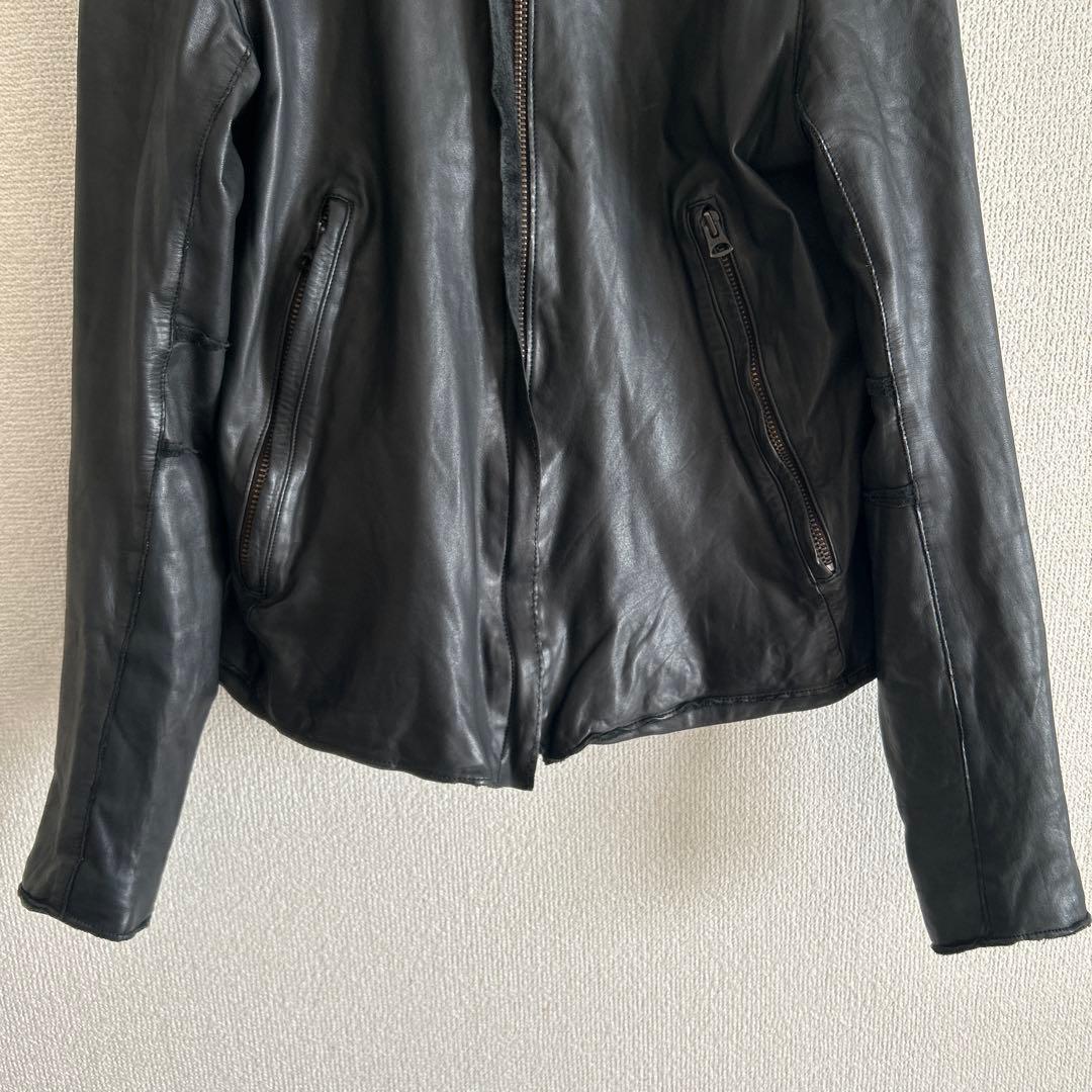 Sisii シシ レザージャケット ライダース シングル XS GACKT 牛革