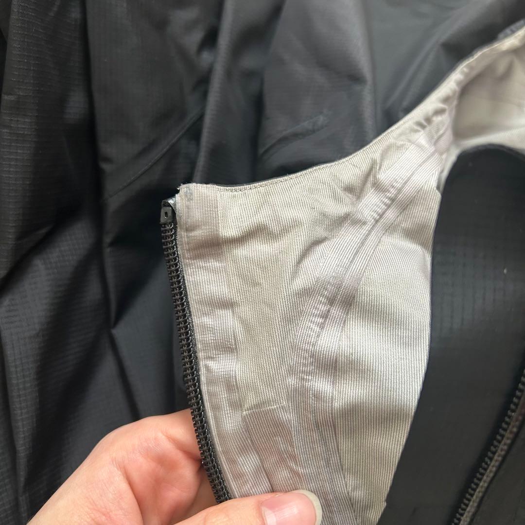 【美品】mont-bell ブラック レインダンサージャケット シェルジャケット