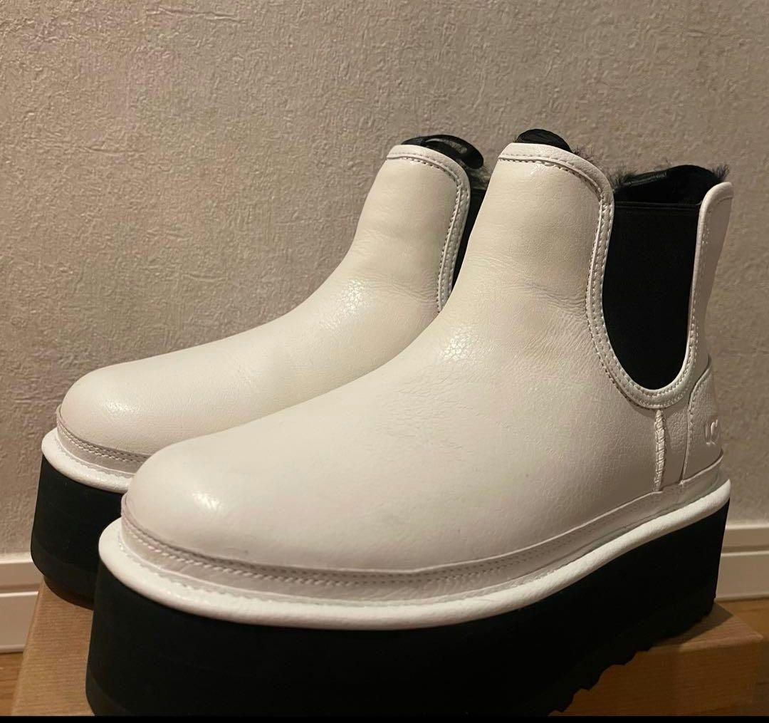 UGG厚底 ブーツ　ホワイト