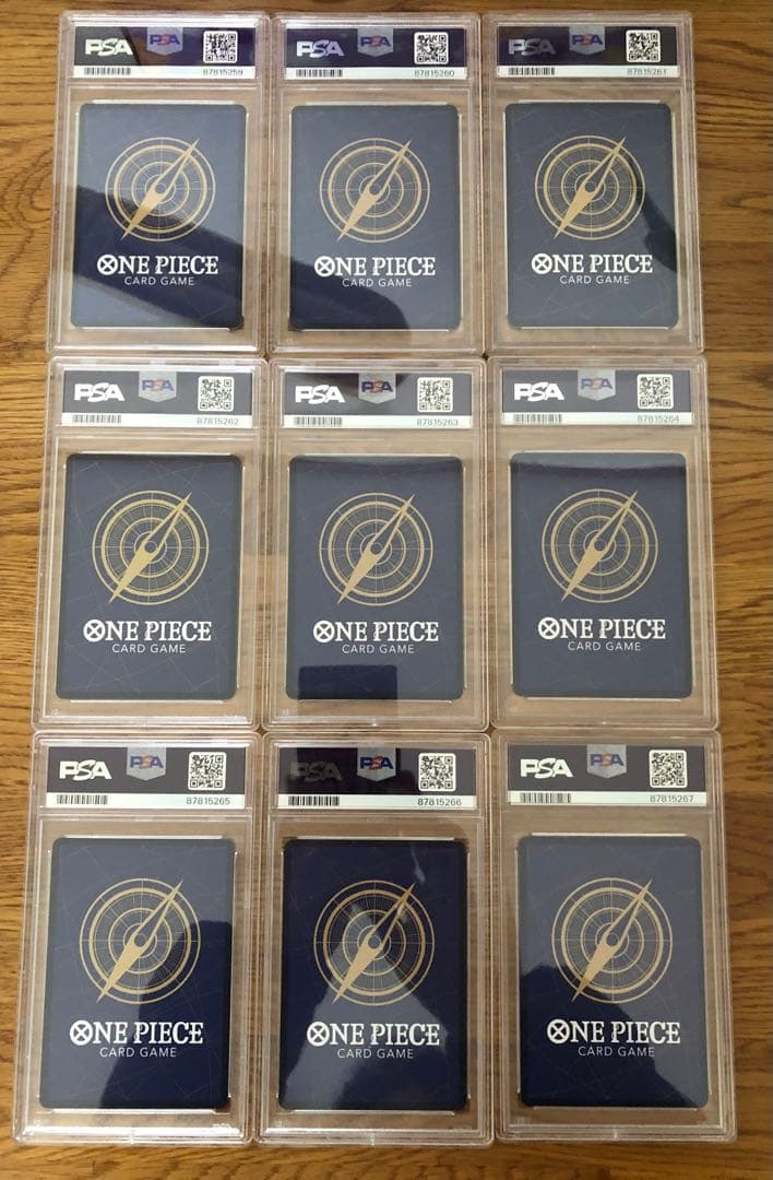 ワンピースカード　9連番　女性キャラ