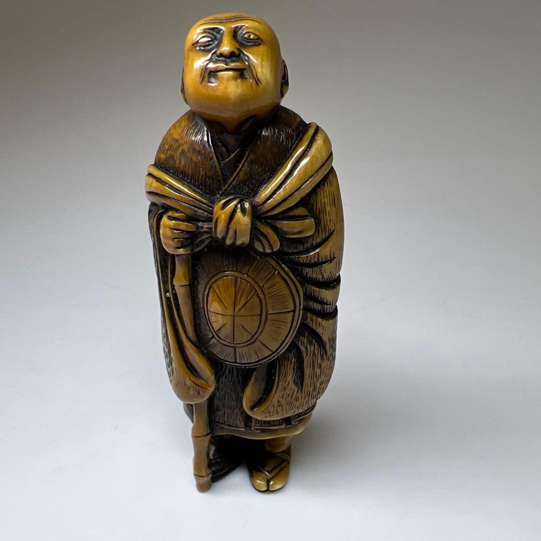 時代僧侶根付　37g 東Y8-0204☆2F