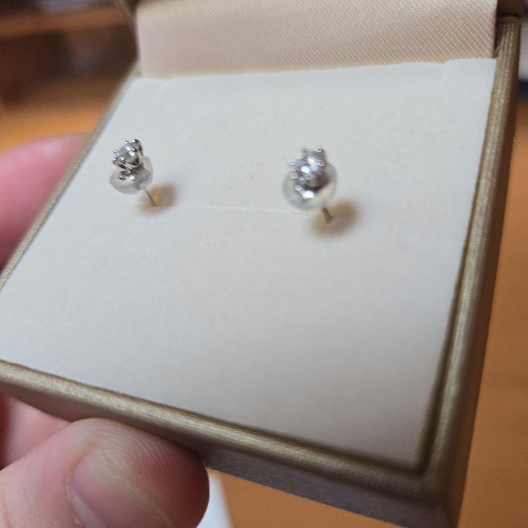 3*3様 ダイヤモンド　プラチナ　ピアス